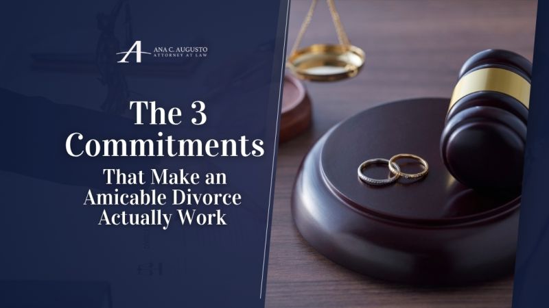 The 3 Commitments That Make an Amicable Divorce Actually Work