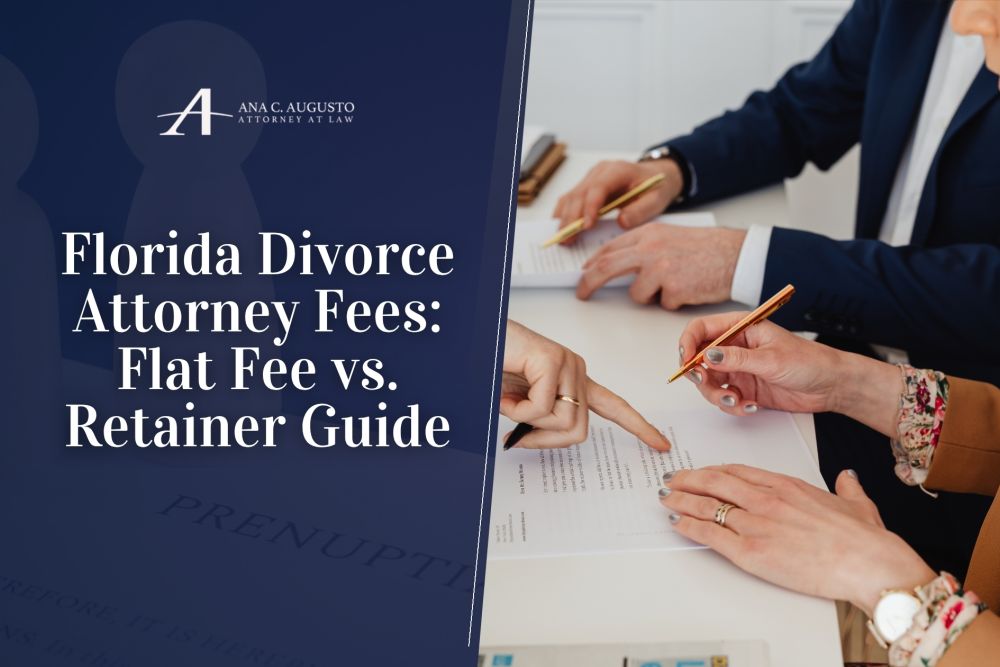 Florida Divorce Attorney Fees: Flat Fee vs. Retainer Guide