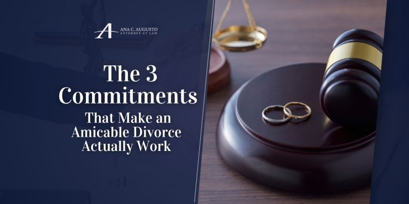 The 3 Commitments That Make an Amicable Divorce Actually Work