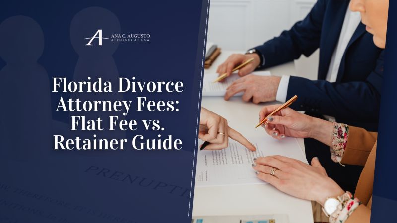 Florida Divorce Attorney Fees: Flat Fee vs. Retainer Guide