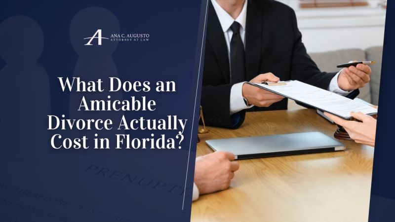 What Does an Amicable Divorce Cost in Florida?